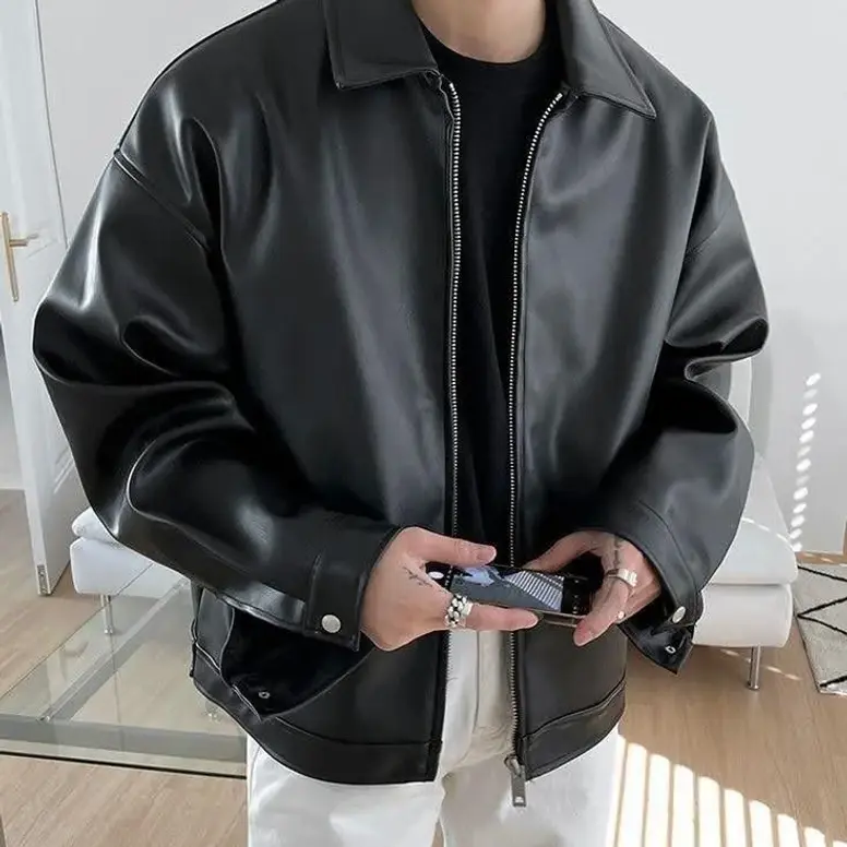 Black Leather Jacket - LUFERS (Xs)