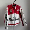 Premium Marlboro Leather Jacket Embroidered - LUFERS F1 Edition