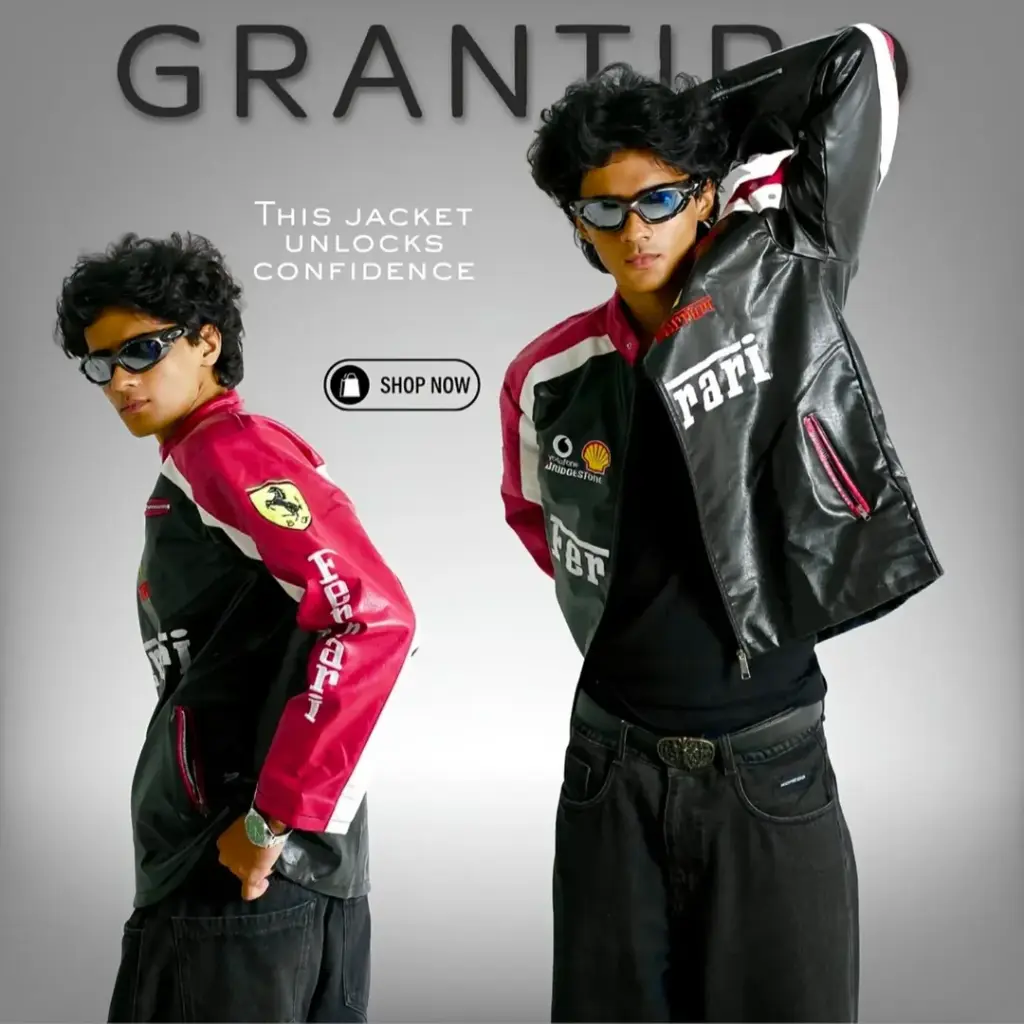 Ferrari Leather Jacket Maroon – Limited Drop | Slag® Luxe Edition (S)